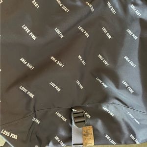 Brand new with tags grey PINK duffle bag